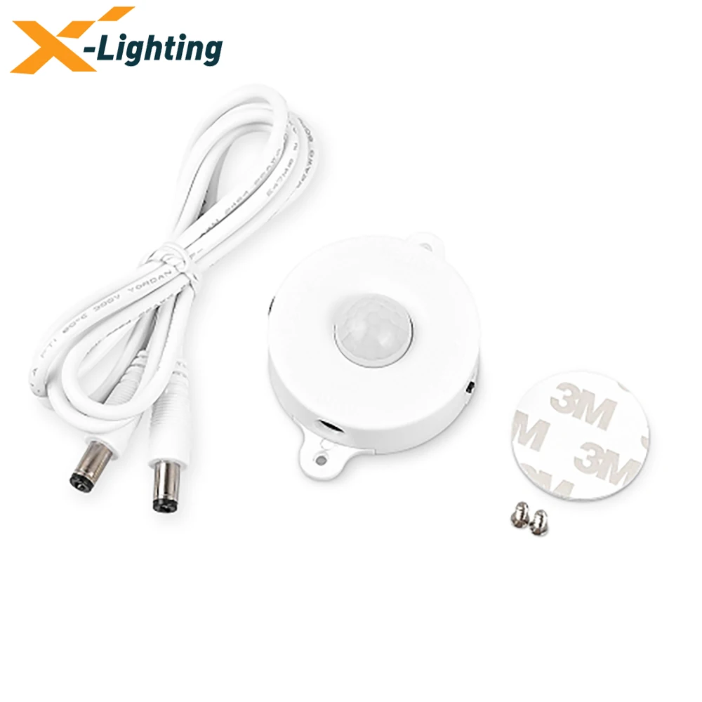 

PIR Motion Sensor 12V 24V DC Switch LED Strip Light Movement Detector Activated Timer Automatic Infrared Switch ON OFF