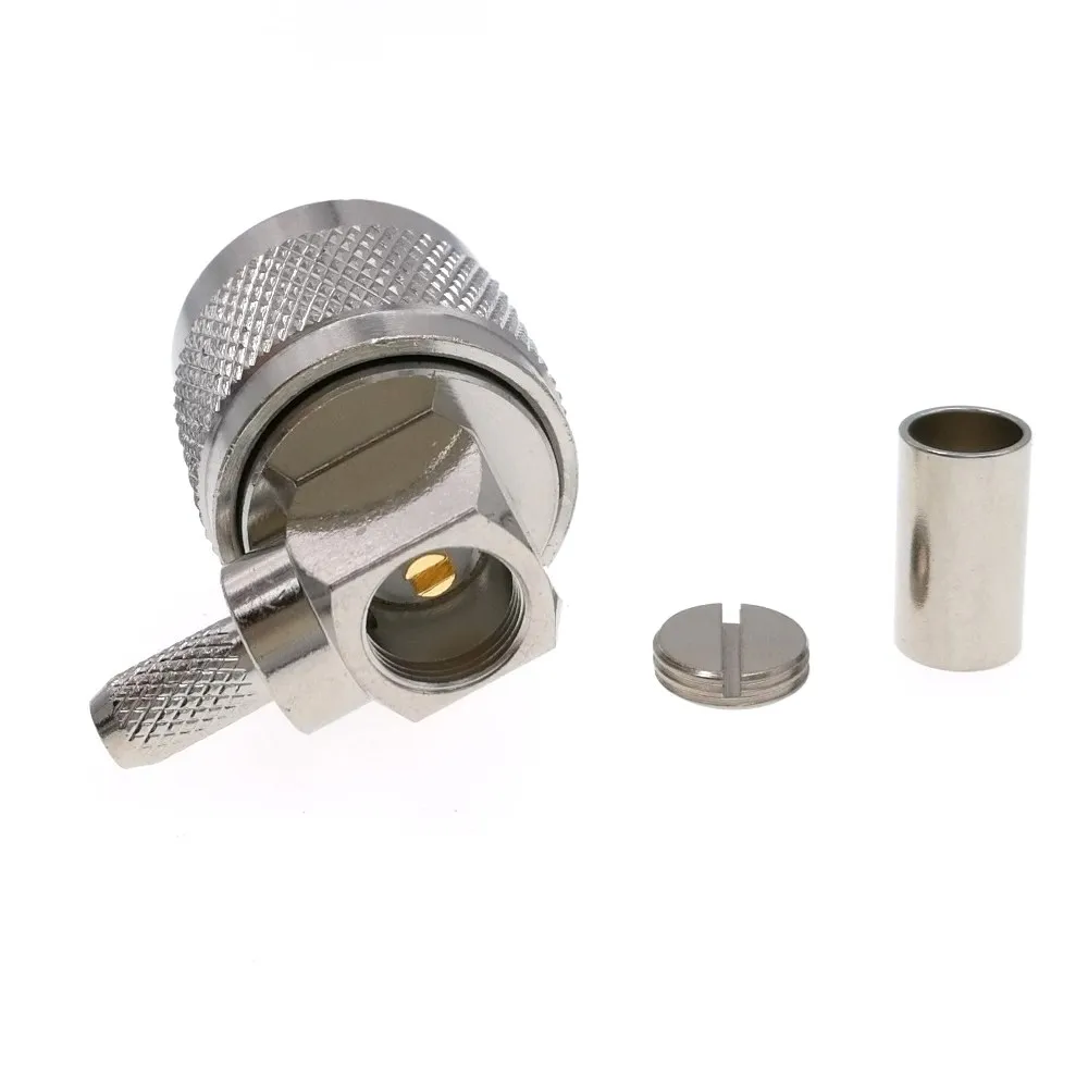 UHF Male Right RG58 2