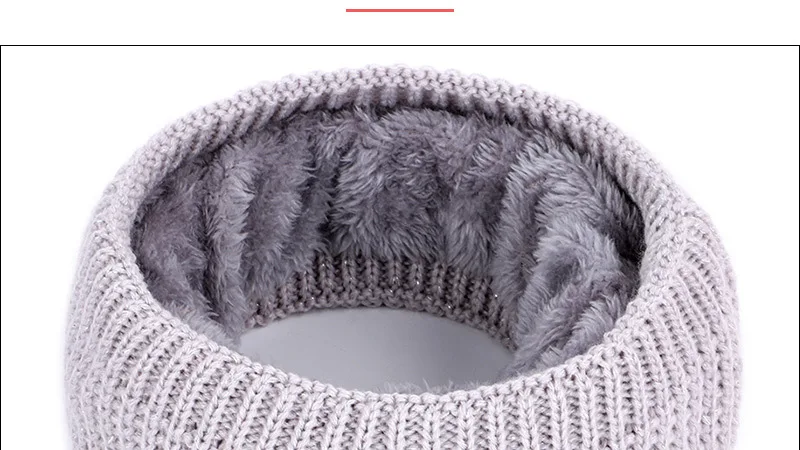 Men's Hat Girls Hat Collar Children's Winter Warm Hat