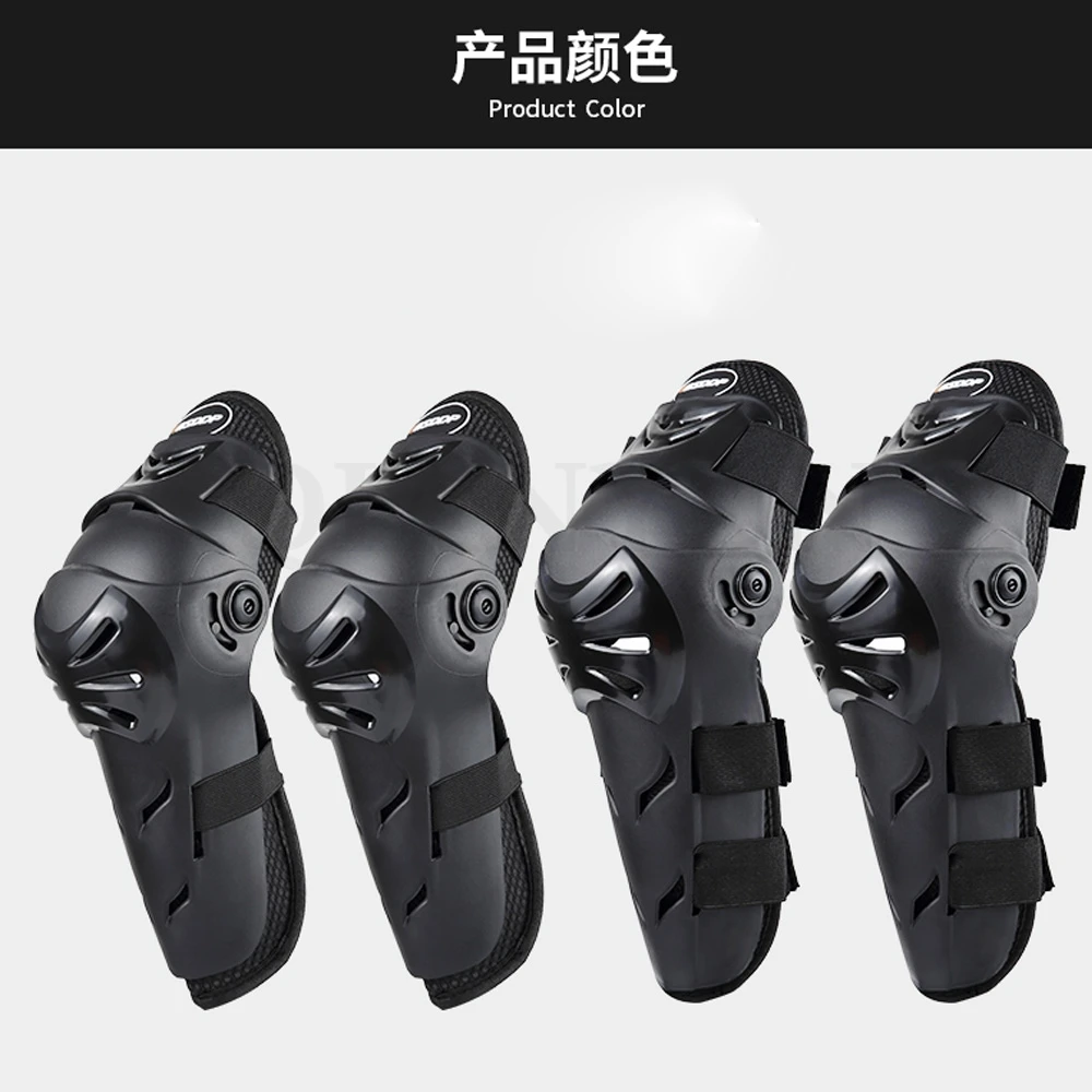 4pcs Protective kneepad Motorcycle Knee pad Protector Sports Scooter Motor-Racing Guards Safety gears Race brace for Vespa honda