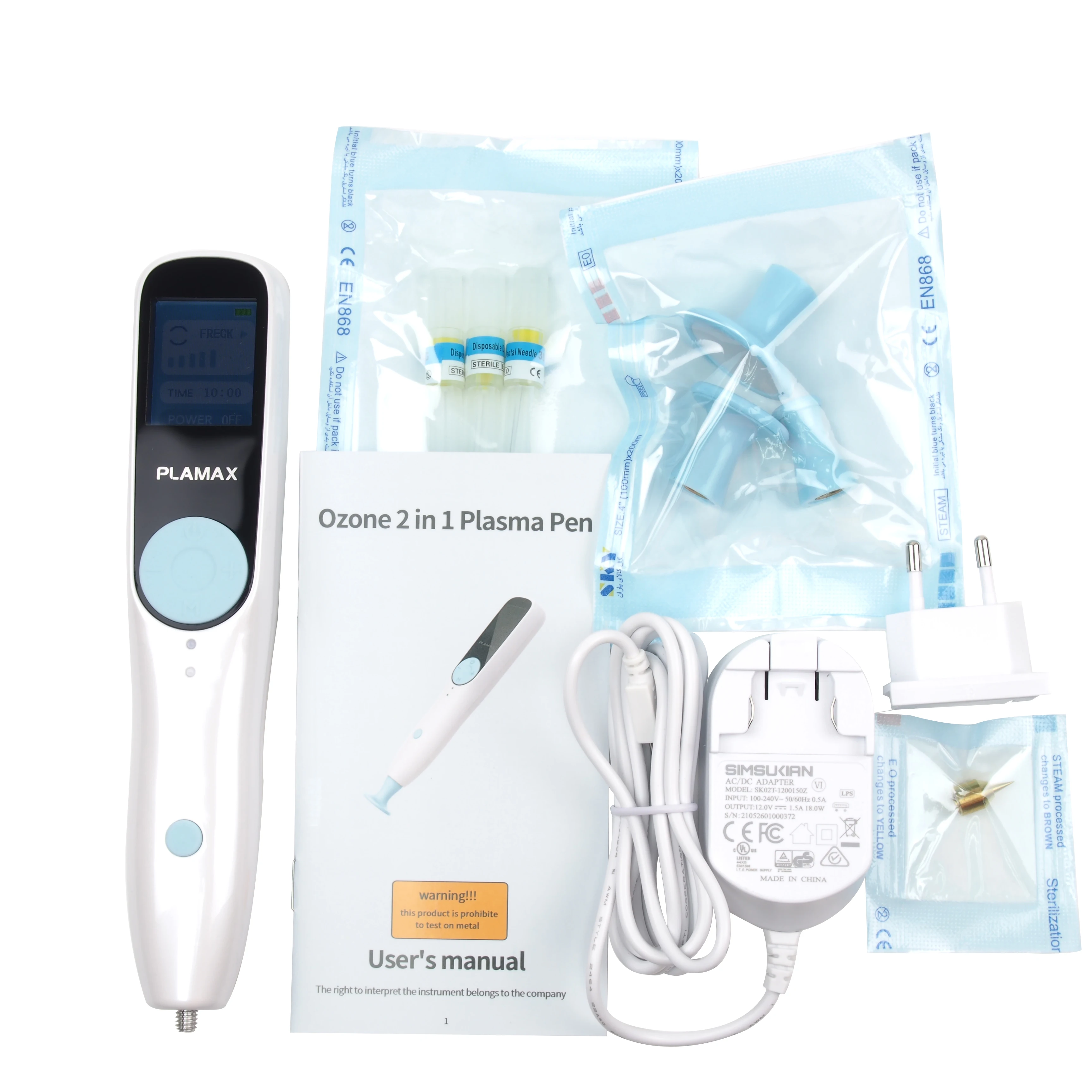 ボディ・フェイスケア PLAMAX Ozone 2 in 1 Plasma Pen newest ozone 2