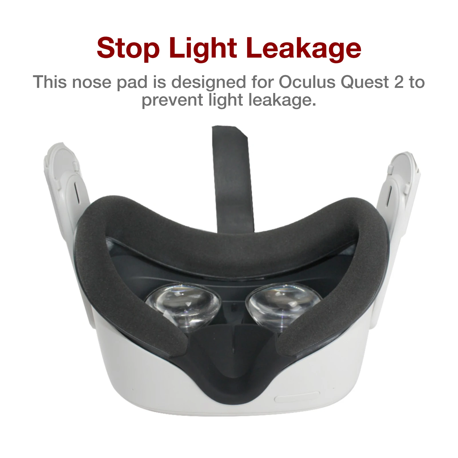 Anti-Leakage Nose Pad For Oculus Quest 2 VR Light-blocking Nose Pad Accessories 