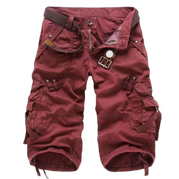 

Men Shorts Summer Combat Army Military Casual Work Cargo Pants with Multi-pockets HSJ88