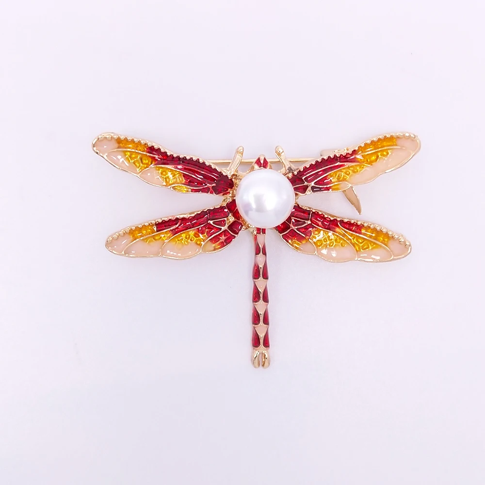 BEFLYE Jewelry Pearl brooch high-end fashion women's boutique gift wedding party brooch fashion jewelry - Цвет камня: 11