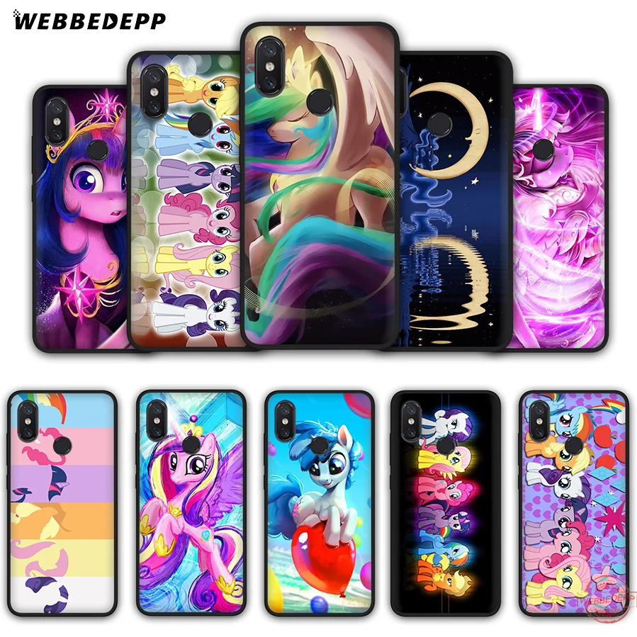 

WEBBEDEPP My Little Pony Friendship is Magic Soft Case for Xiaomi Mi Max 3 A3 9T Pro CC9 CC9E Redmi 7A K20 Pro Cover