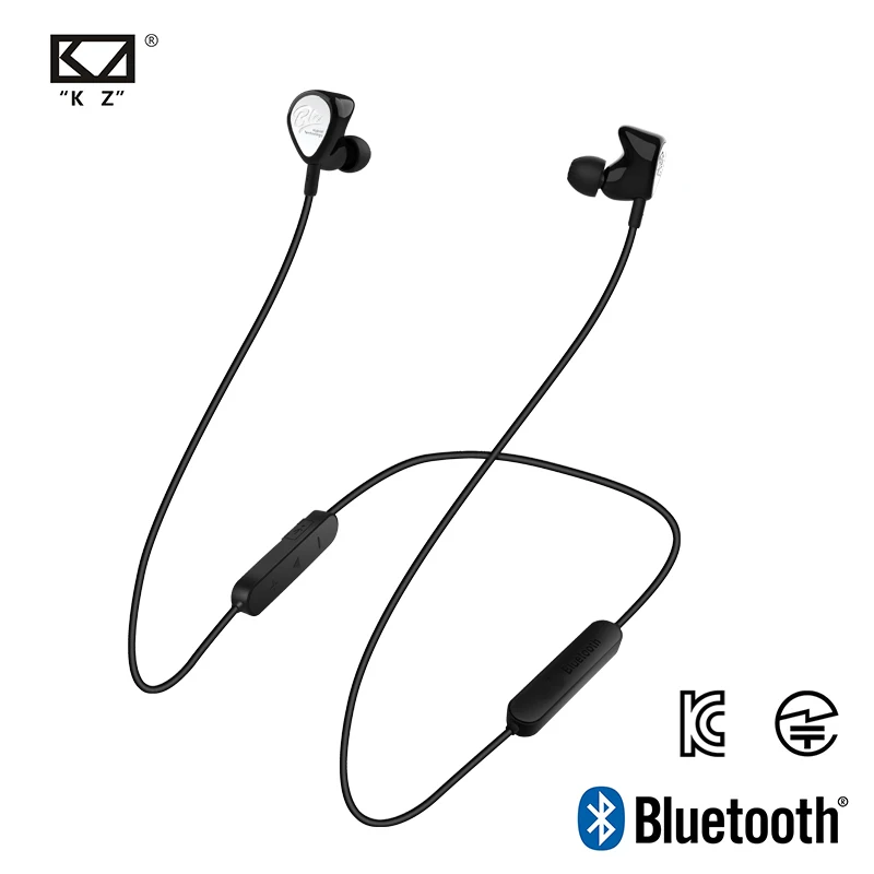 AK KZ BTE Bluetooth BA+ DD наушники в ухо гибридные наушники HIFI бас шумоподавление наушники с микрофоном APTX Mic ZS5 ZS6 AS10 ZST