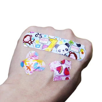

200PCS Cartoon Band-Aid Children Kids Breathable Hemostasis Adhesive Bandages Acne Mini Band-aids Household First Aid supplies