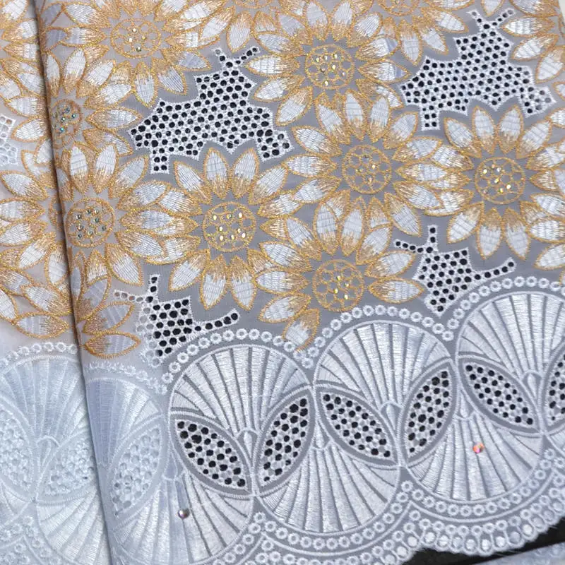 Белая швейцарская вуаль кружева в швейцарском стиле с камнями африканская сухая кружевная ткань высокого качества нигерийские кружевные ткани для свадьбы Wo519