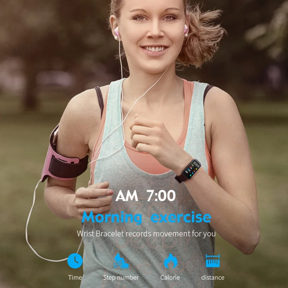 GT58 водонепроницаемый монитор сердечного ритма фитнес-трекер Bluetooth умный Браслет