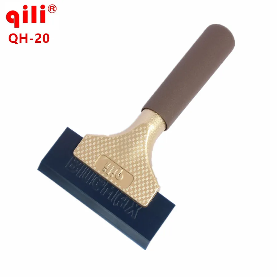 Qili QH-20 Car Window Cleaner Squeegee Blade Shower Auto Clean Scraper 20cm Long Handle Window Film Wrap Installation Tool