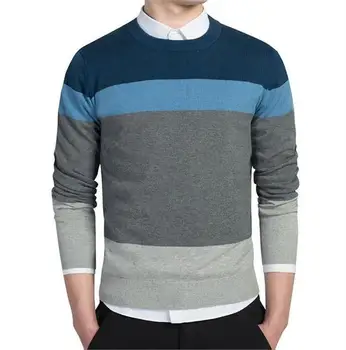

OLOEY Candy Color Solid Sweater Men 2019 New Casual Winter V neck Pullover Business Dress Sweater Knitwear Pull Homme Knitted