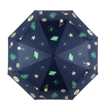

Men Women Sun Rain Umbrella UV Protection Folding Compact Outdoor Travel Umbrellas Men Boys Parasol Sun Female Creative Gift