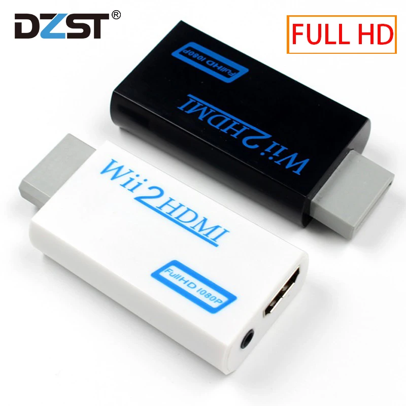Преобразователь Wii в HDMI 2HDMI с 3 5 мм аудиовыходом автоматический адаптер Upscaler