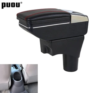 Image 1 - Armrest box for March Micra K13 MK4 IV central Store content Storage box Double with Ashtray Cup holder accessories version