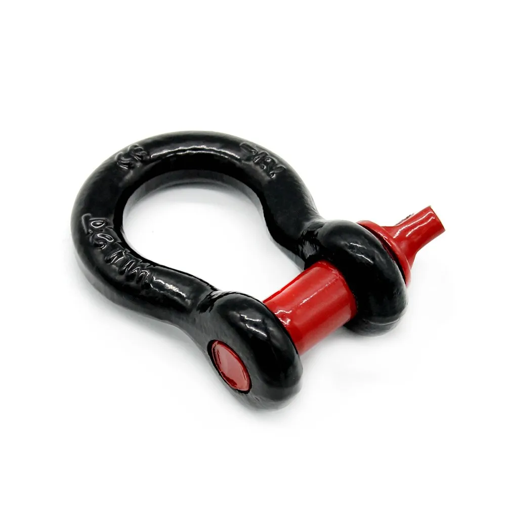 Vehicle Recovery Towing Car Tow Shackle D Ring Bow Shackle Isolator 2 Pack Hanging Shackles