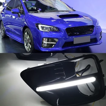 

Car Flashing 1 Pair Car LED DRL Daytime Running Light Yellow Turning Style Relay Waterproof For Subaru WRX 2015 2016 2017