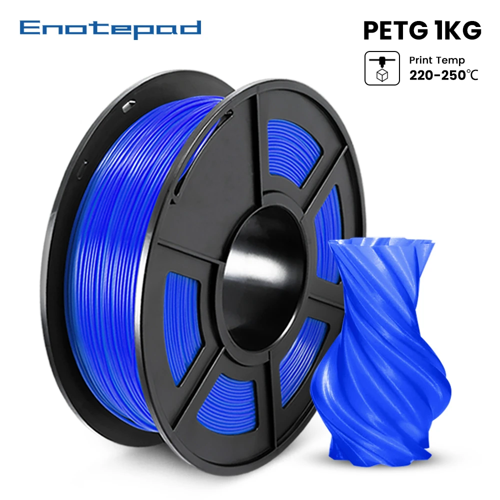 polystyrene 3d printing Enotepad New Arrive PETG 3D Printer Filament 1.75mm PETG 1KG Spool 100% no bubble with Vacuum packaging пластик для 3d принтера pla material