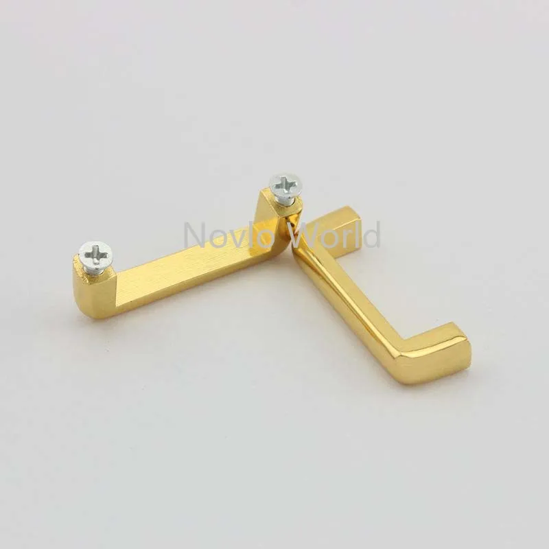 8 pieces test, high-grade metal bag strap arch bridge buckle with screw hardware accessories for bags purse handbag belt part