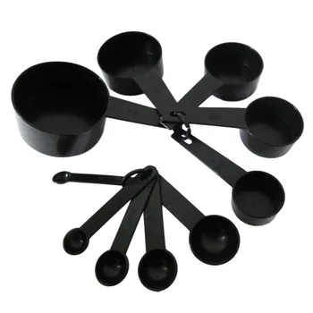 

10pcs/set Durable Plastic Measuring Cups Household Measuring Scoop Ergonomic Handle Kitchen Measurement Tool