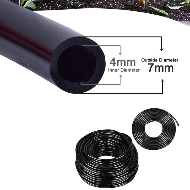 30M Meter 1/4 Inch Blank Distribution Pipe Drip Irrigation Hose Garden Watering Pipeline 5