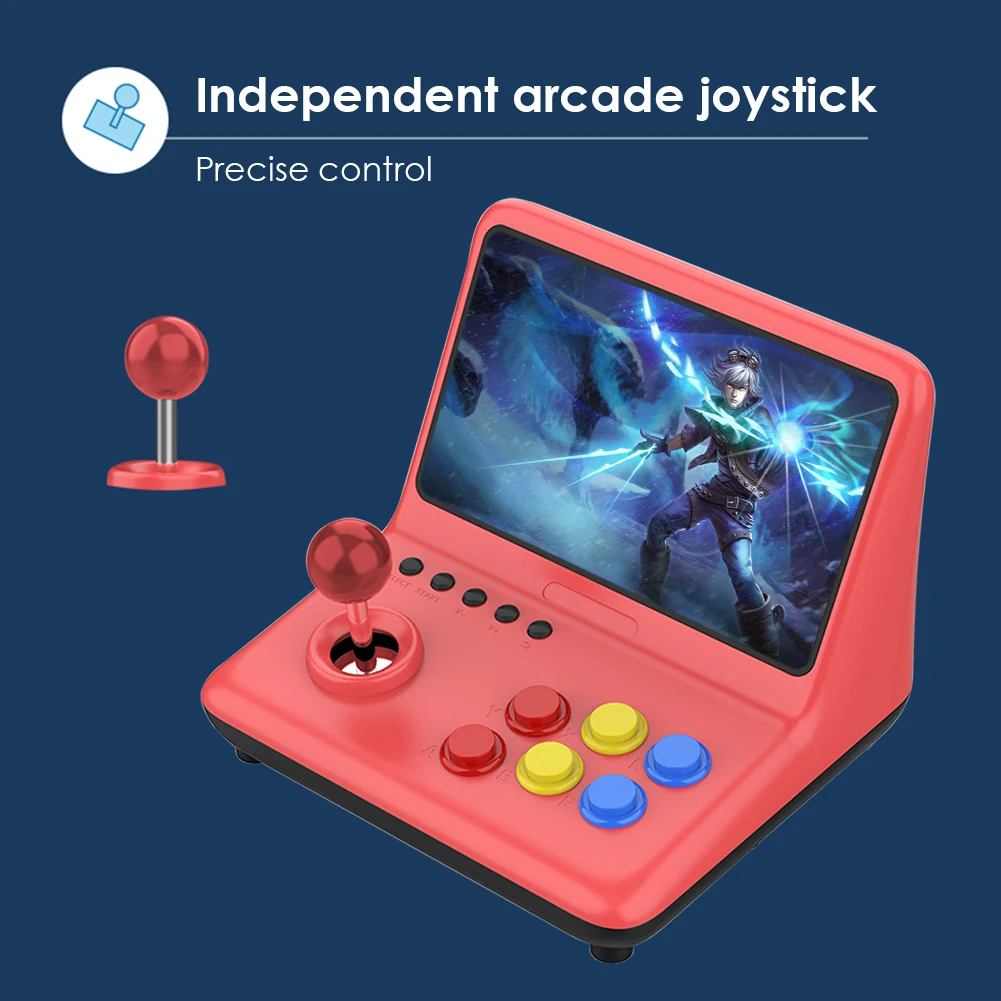 POWKIDDY A12 9 дюймов игровая консоль 2000 игр аркада джойстик видео геймпад 1024*600 CPU