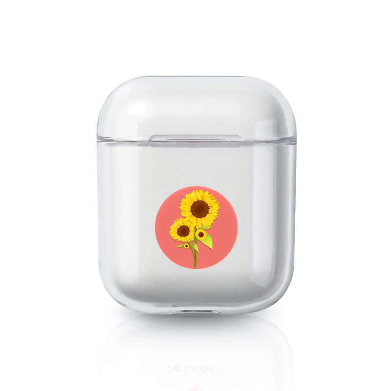 59 Мультяшный силиконовый чехол для Airpods 2 1, чехол, прозрачный, TPU, аксессуары для наушников, Air Pods, Apple, защитный чехол для наушников - Цвет: 59