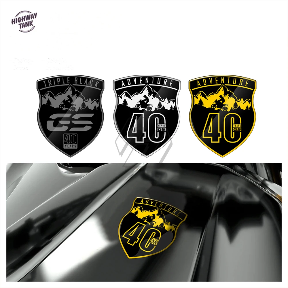 GS sticker case 40 years decals for BMW Motorrad F750GS F850GS R1200GS R1250GS Adventure Edition motorcycle sticker decals