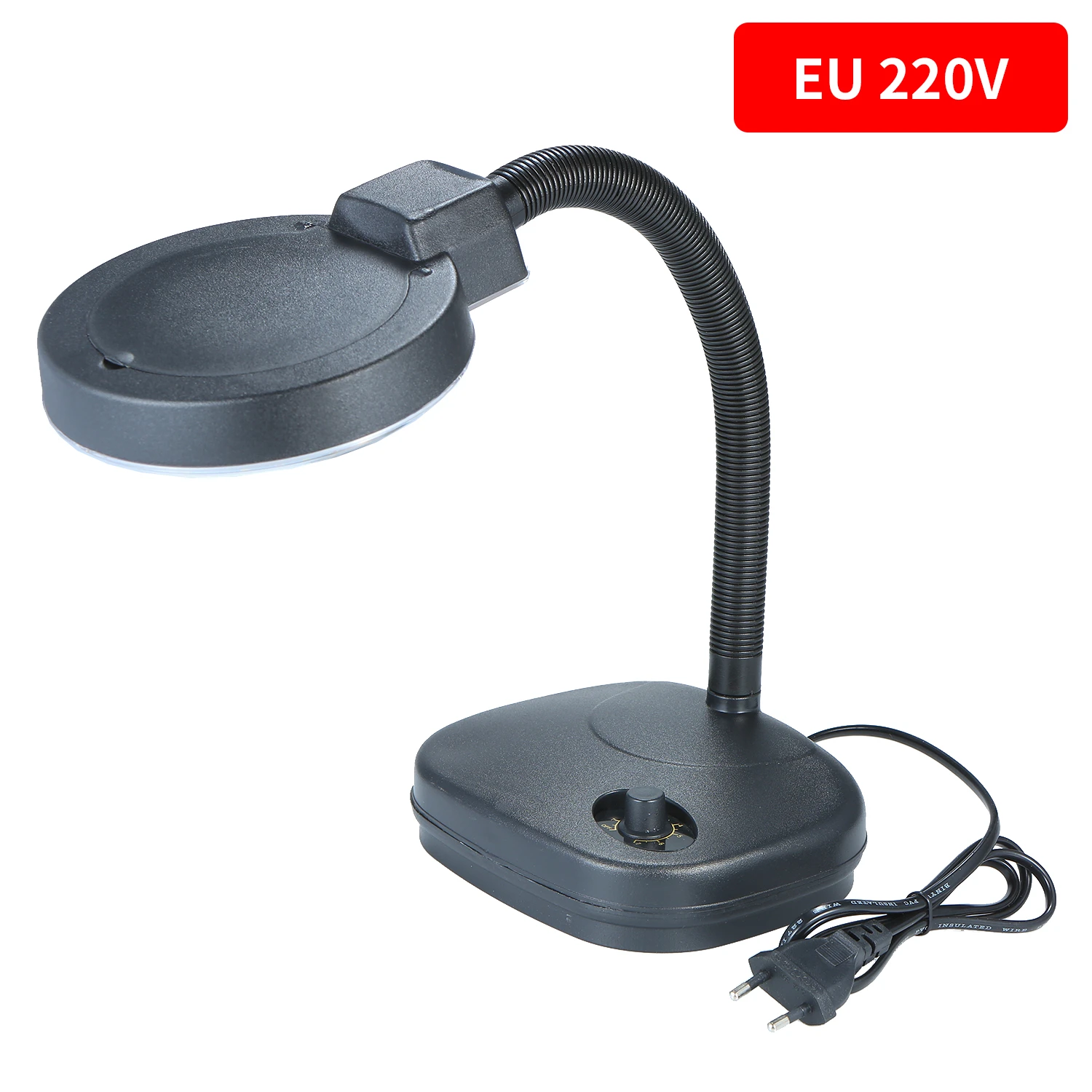 bench magnifying glass with light