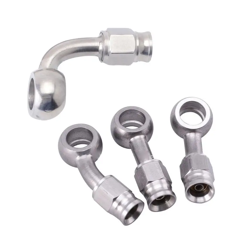 Монтажный концевой адаптер для тормозных шлангов из нержавеющей стали AN3 10 мм