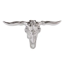 

Men Novelty Belt Buckle Cool Cow Head Vintage Longhorn Bull Head Pattern Belt Buckle Western Fits For Denim Belt Trouser Belt
