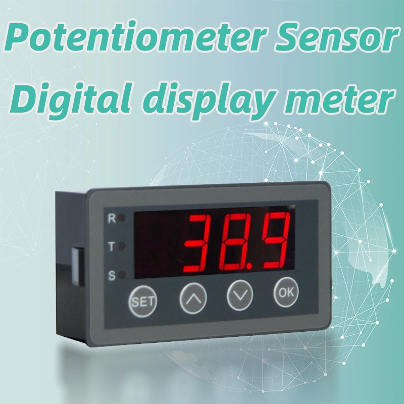 

Potentiometer Type Sensor Digital Display Meter Resistance Type-electronic ruler/pull Cord Displacement