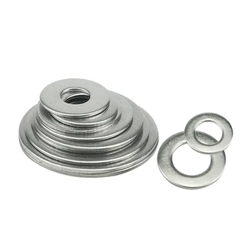 

LUHUICHANG M2.5 M3 M4 M5 M6 M8 M10 M12 Spacer 304Stainless Steel Washer Plain Gasket for Screw Bolt Flat Metal M3 Washer