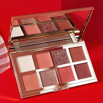 

8 Color Makeup Eyeshadow Palette Brilliant Silky Eyeshadow Pearly Matte Long Lasting Eyes Shadow