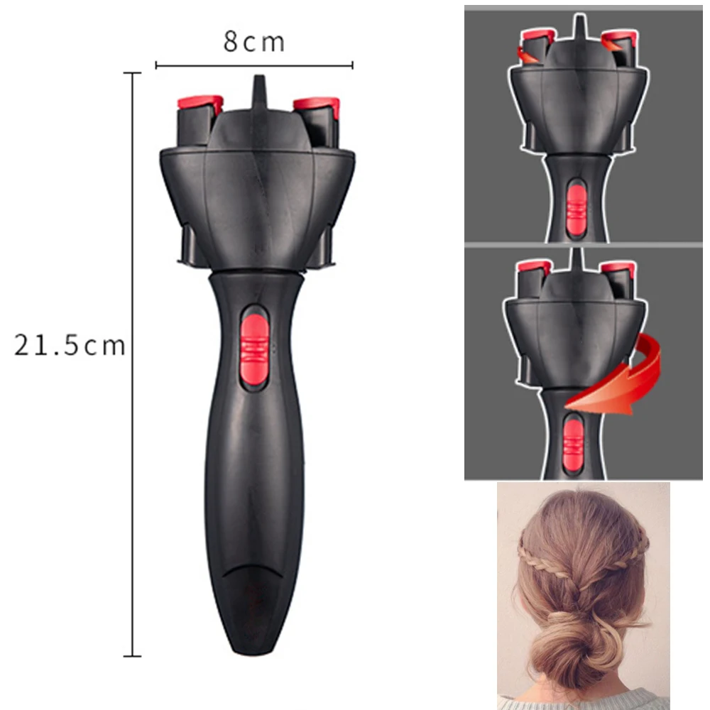DIY Braider Machine Hair Styling Tools Crochet Braids Hair Braider Automatic Twist Braiding Knitting Device