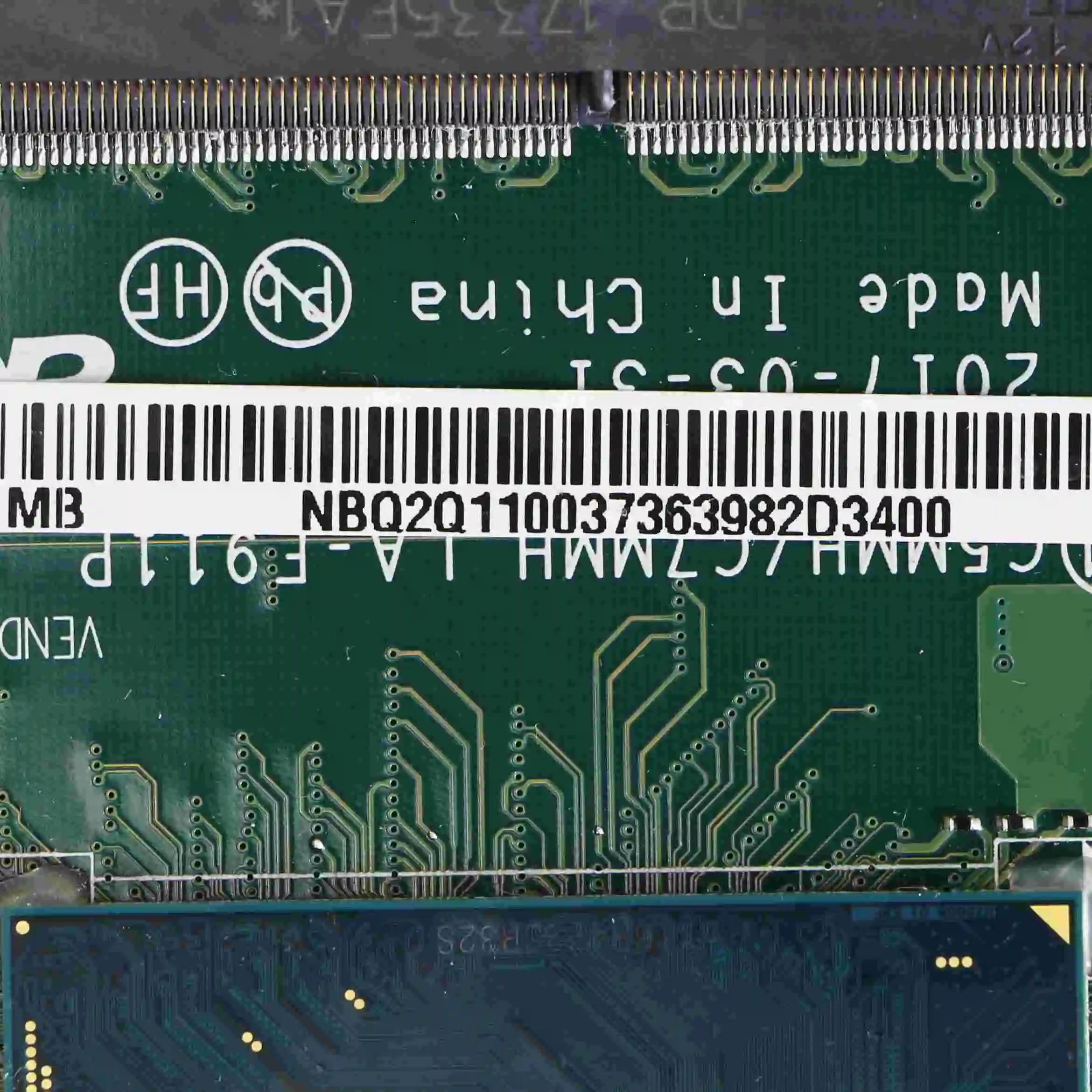 Promo  NB.Q2Q11.003 NBQ2Q11003 Laptop DDR4 Motherboard C5MMH / C7MMH LA-E911P w/ i5-7300HQ & GTX1050 V4G f