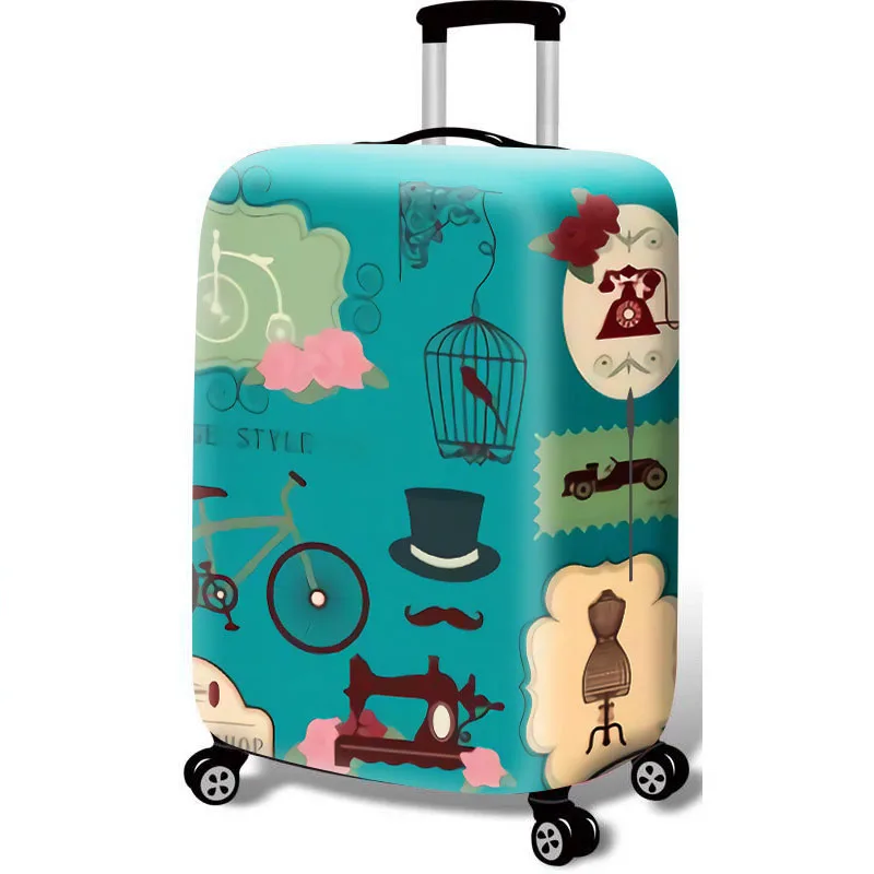 TRIPNUO Colorful Thicken Luggage Protective Cover 18-32inch Trolley Baggage Travel Bag Covers Elastic Protection Suitcase Case