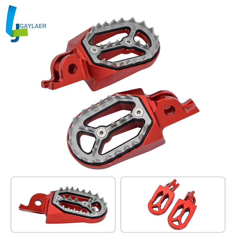 CNC мотоцикл подножка подставки педаль для Honda CFR250X/R 2004- CRF450X/R 2002- CR125/250 2002-2008 CRF150R