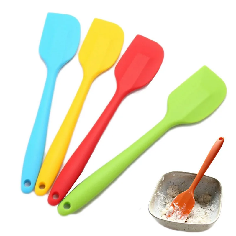 

Silicone Baking Cream Butter Mixing Batter Spatula Scraper Brush For Cake Decorating Bakeware Tool