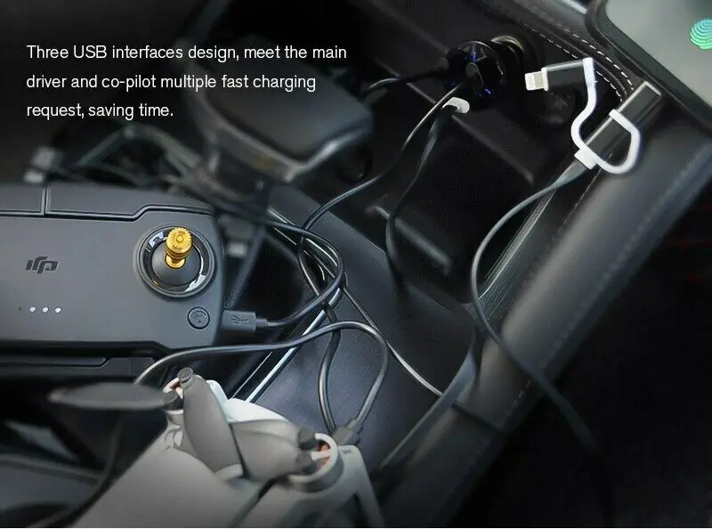 STARTRC Quick Charge 3,0 Автомобильное зарядное устройство USB Plug Chage зарядное устройство адаптер для DJI Mavic Mini Drone аксессуары
