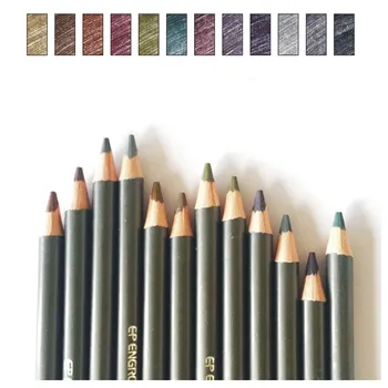 

12 Colors Watercolor Pencil Water Soluble Graphite Pencil Set Dark Color Professional Drawing Art Supplies