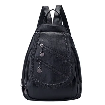 

AUAU-Fashion Wild Lady Shoulder Bag Large Capacity Casual Personality Bag Small Fresh Backpack