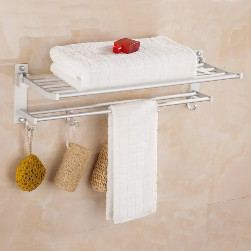 

Alumimum Activity Towel Rack Folding Racks Meal Ding Ware 8587 Bathroom a Generation of Fat