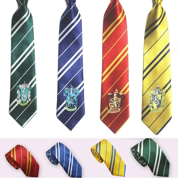 

Harry Neckties Cosplay Gryffindor/Slytherin/Hufflepuff/Ravenclaw Ties Costumes Accessories Collection Halloween