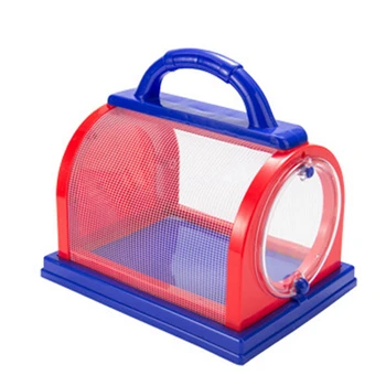 

Animal Box Small Pet Observation Box Children's Portable Plastic Animal Cage Box Feeding Observation Experiment