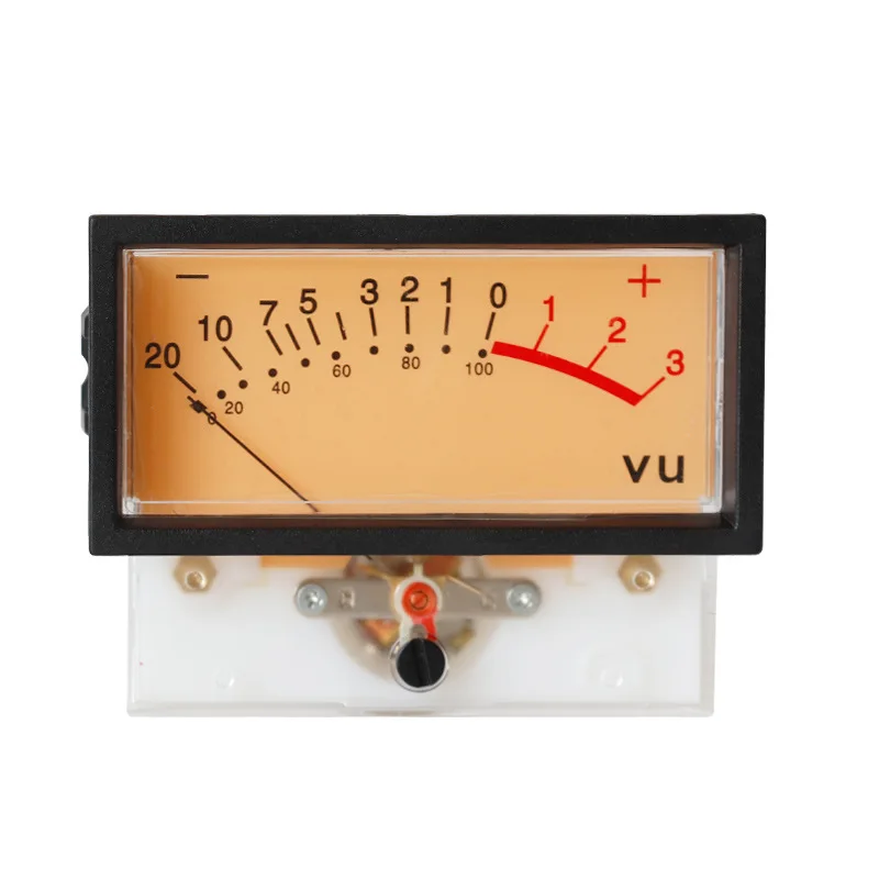 Vu Meter Tube Amplifier Db Meter Power Work Scarico Orologio Piatto Con Retroilluminazione Tn-73 Alta Resistenza Interna 650Ua