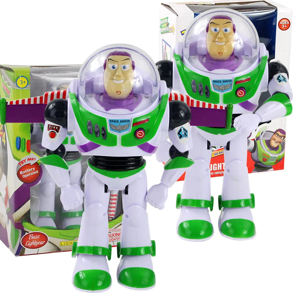 Buzz Walking Talking Toy | Toy Story Talking Buzz Lightyear 28cm Toy - Aliexpress