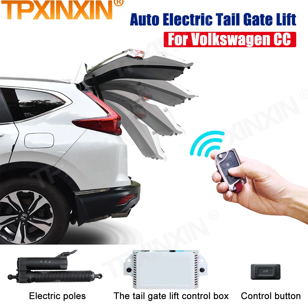 

Простой в установке умный автоматический Электрический подъемник задних ворот для Volkswagen CC 2013 - 2018 с дистанционным управлением и кнопкой управления сиденьем