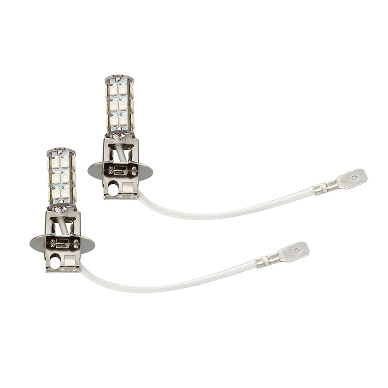 2x H3 25 SMD 3528 LED Auto Fog Lamp fog lights day lights blue 