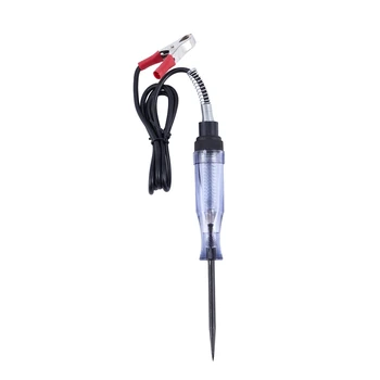 

DC Electro Probe Circuit Tester Systems Test Light Car Voltage 6V/12V Red Clip