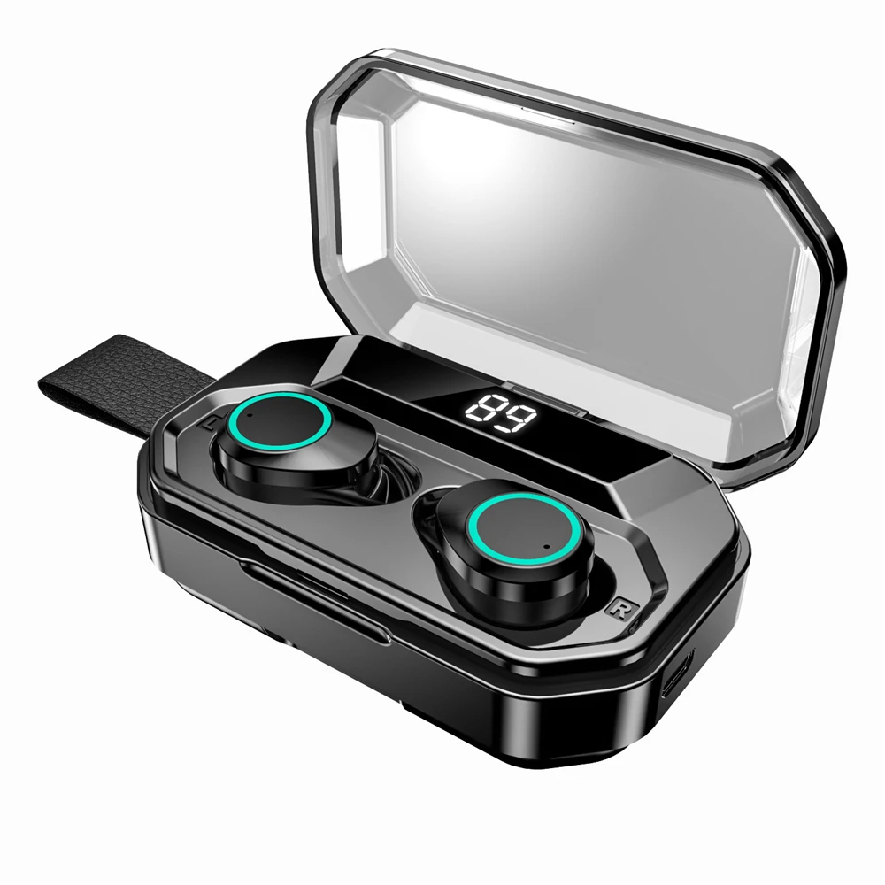 TWS Blutooth V5 0 Earphone Wireless Mini Earbuds Stereo Sport Headset Headphone audifonos para celular Elair LED Dispay nanopods